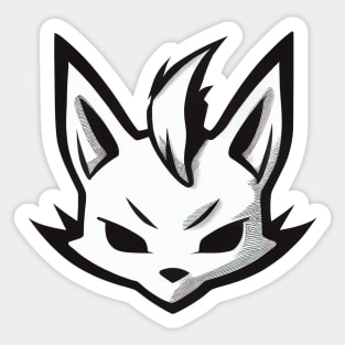 Fox logo sketch Sticker